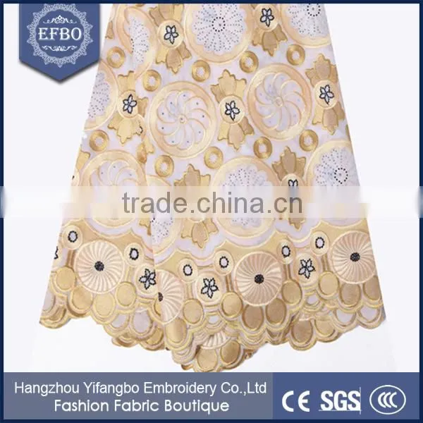 Wine Color Background Swiss Guipure Voile Lace Fabric / White Color Background China Swiss Voile Lace For Wedding Dress