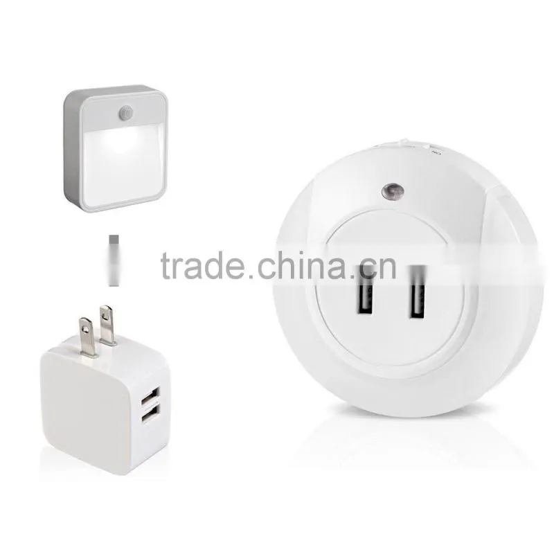 LED Night Light USB Charging Station