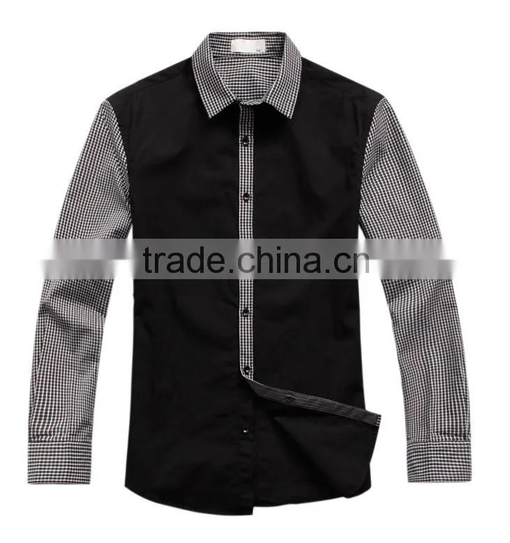 cotton twill fashion men stripe shirt