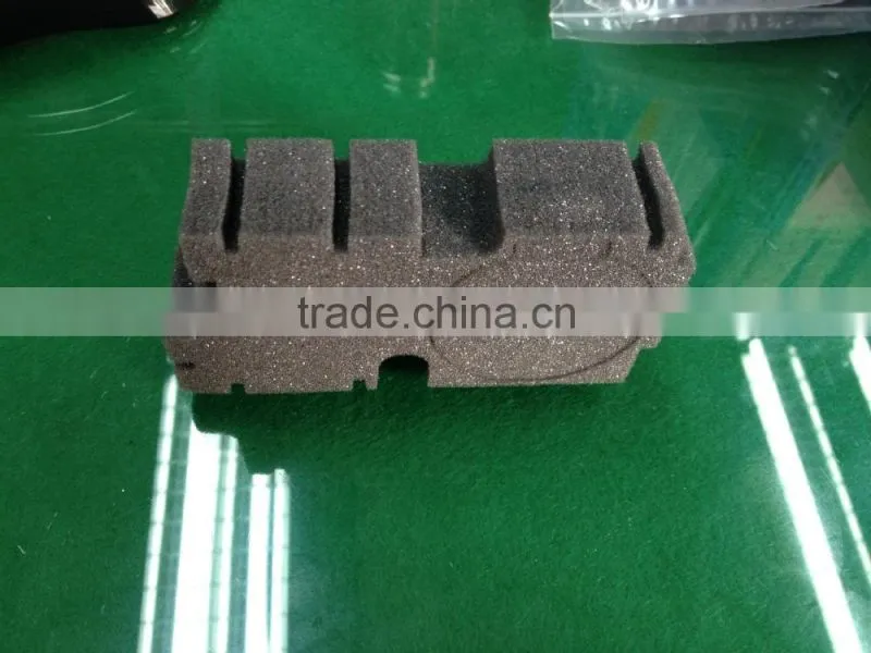 Waterjet cut PU foam package box