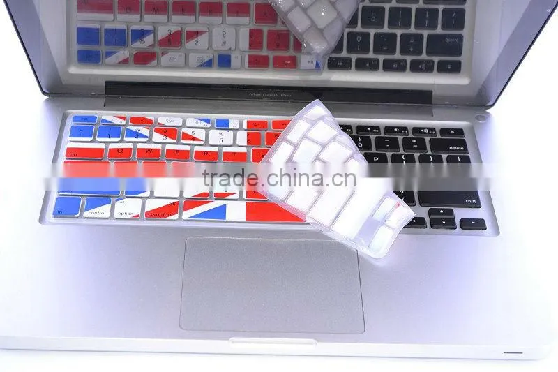 wholesale laptop UK flag keyboard cover for mac book pro retina