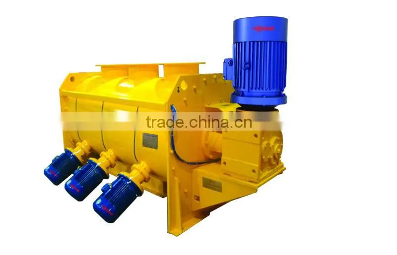 Hydraulic concrete mixers in concrete batching plant