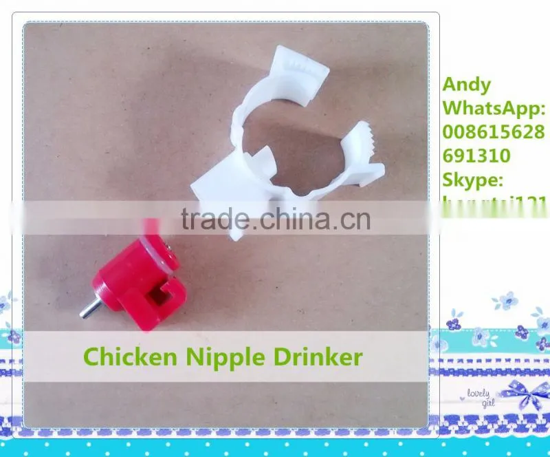 chicken duck automatic feeder double water nipple drinkers