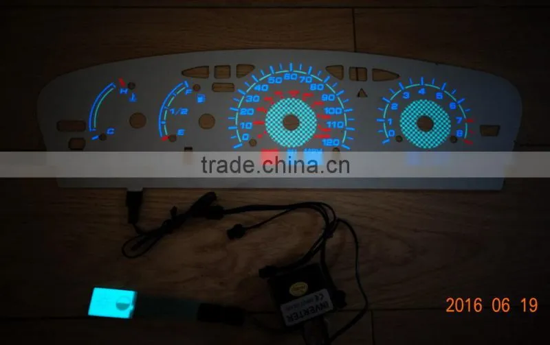 Superior quality EL auto Meter / EL glow car Meter / EL glow auto Meter