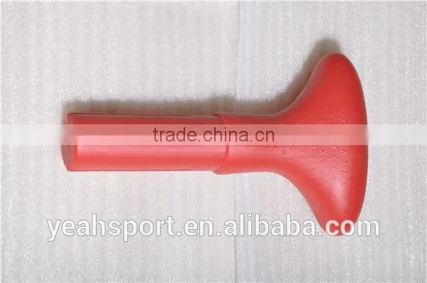 Plastic paddle handle for easy surfing