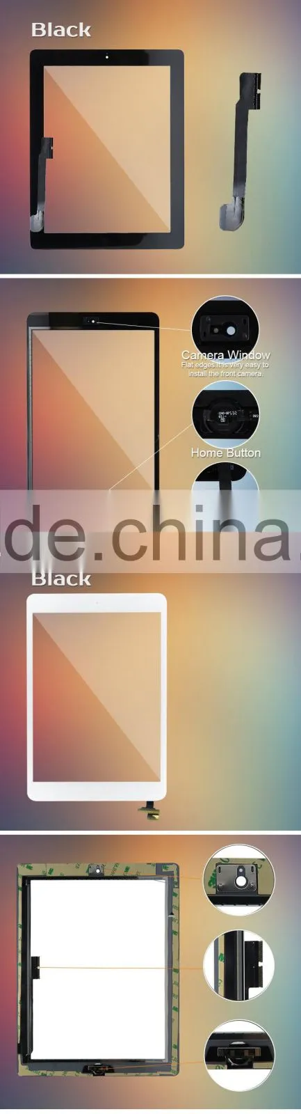 Best Items Display Digitizer for iPad 2,Hot Sale Superior Quality For iPad2 , LCD Screens FOR iPad2