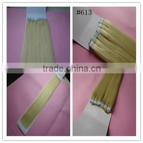 100 russian human hair skin weft tape remy hair extensions