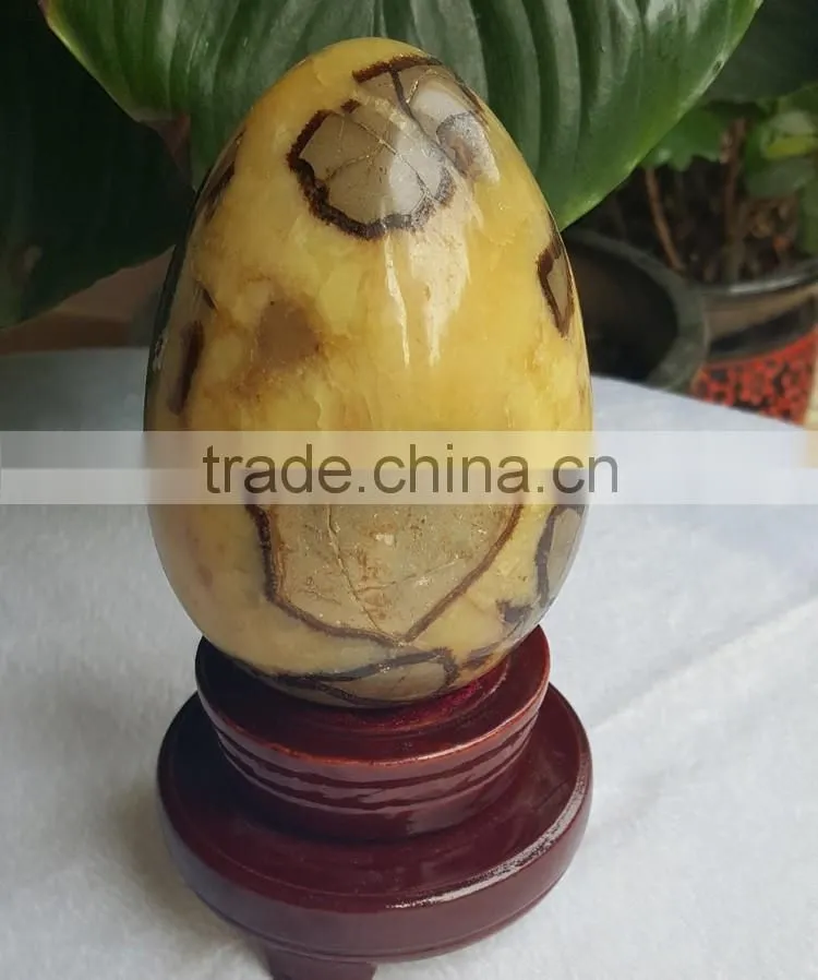 1.1KG Natural Septarian Dragon Crystal Stone Eggs