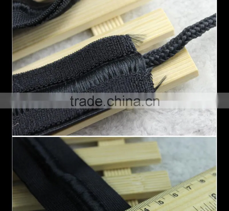 Factory Direct Woven Elastic Tape/Elastic band with drawstring Draw Cord inside for sportwear/sport trousers