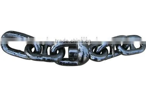 black painted Marine Anchor Chain and Anchor Shackles