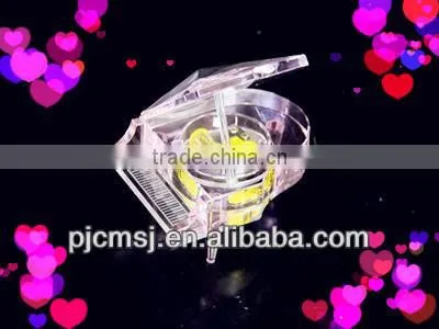 Crystal Piano Music Box Wedding Gifts For Souvenirs