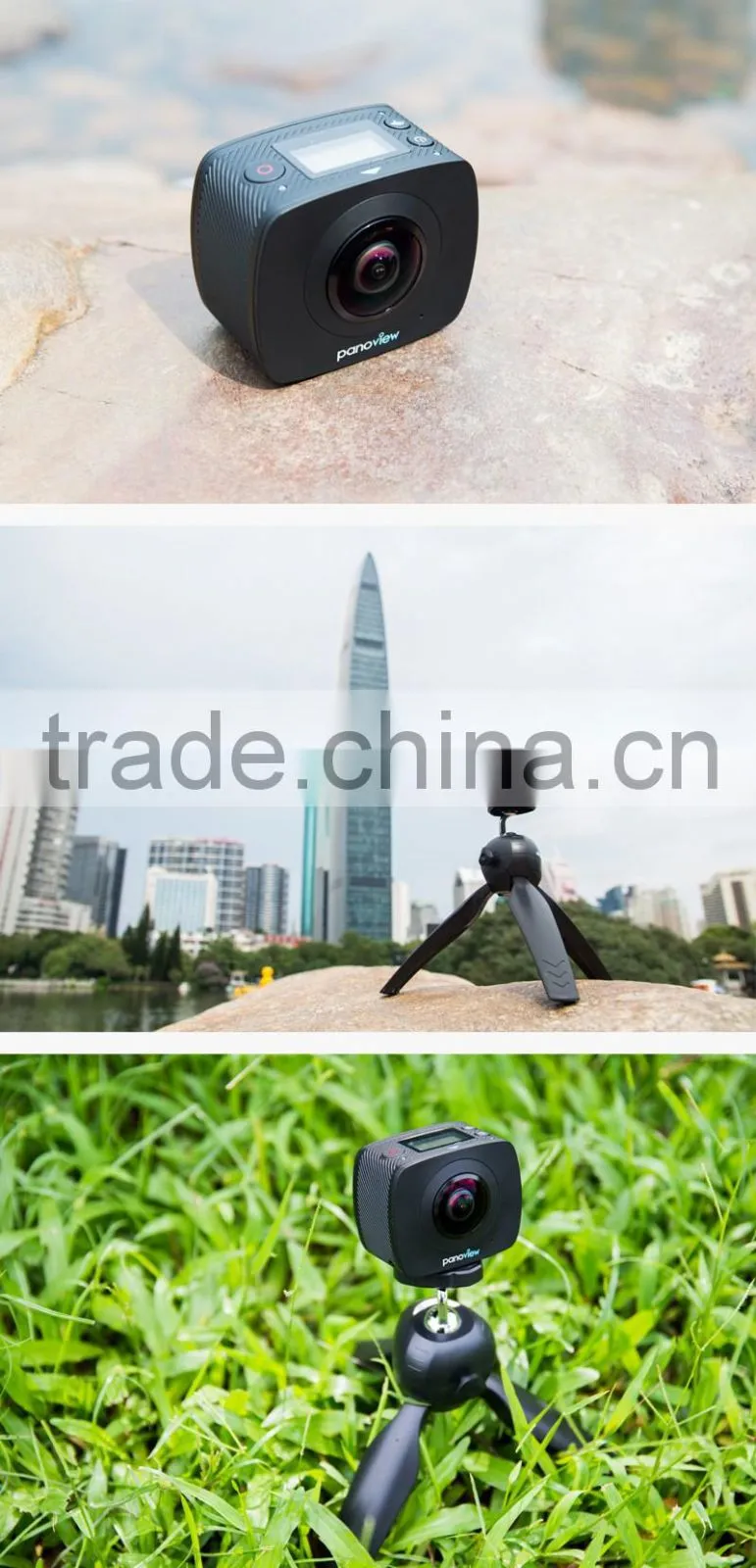 Factory OEM unique dual lens 360 camera panoramic PDV3600