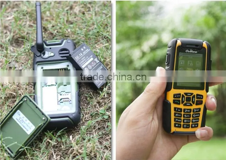IP67 Water-proof Radio phone BD-351 mobile phone rugged mobile phone with walkie talkie gps
