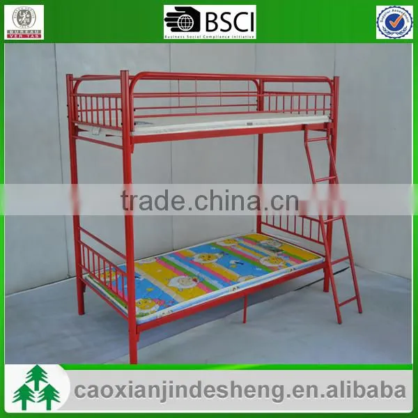 Germany refugee bed/ metal bunk bed EN747 TEST standard powder coating finish