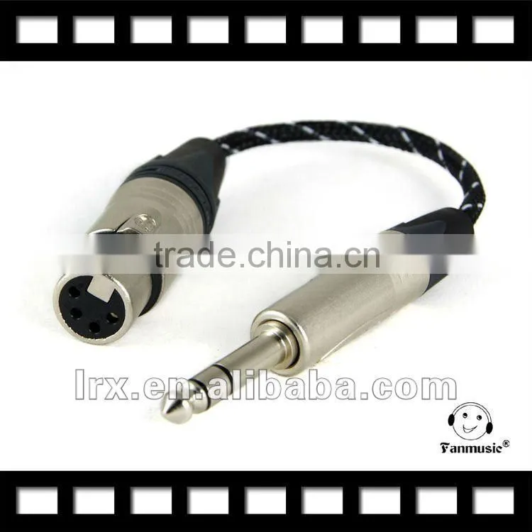 PAILICCS CABLE Balance headphone adapter cable (4-pin XLR female to 6.35 male)