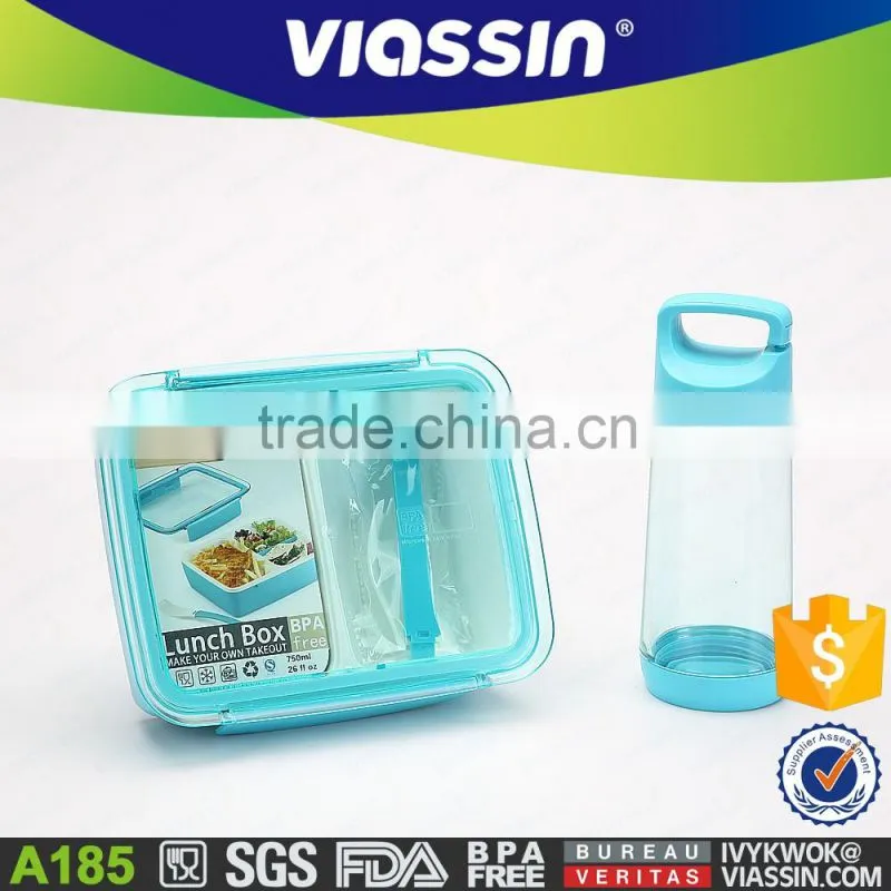 A185 2 compartment Food grade PP design your own lunch box OEM accepted