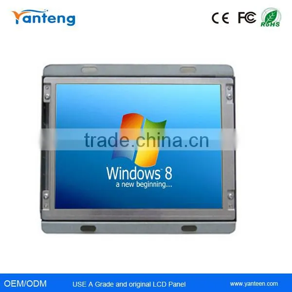 12.1inch industrial grade Open frame monitor with touchscreen option