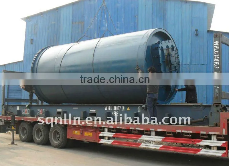 high oil yield absolute safety waste TIRE pyrolysis to fuel oil equipment