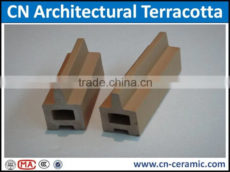 Decorative facade terracotta baguette