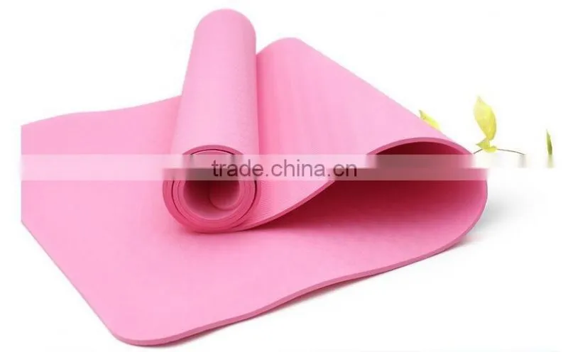Wholesale Custom Print Anti-slip Gymnastics TPE Mat for Yoga