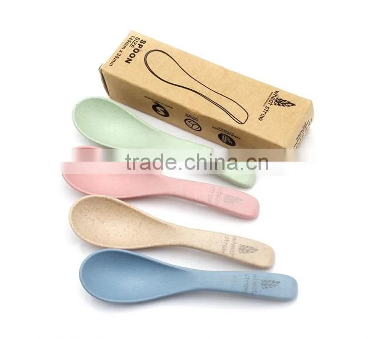 Wholesale glass jar with spoon tasting spoons color changing spoon