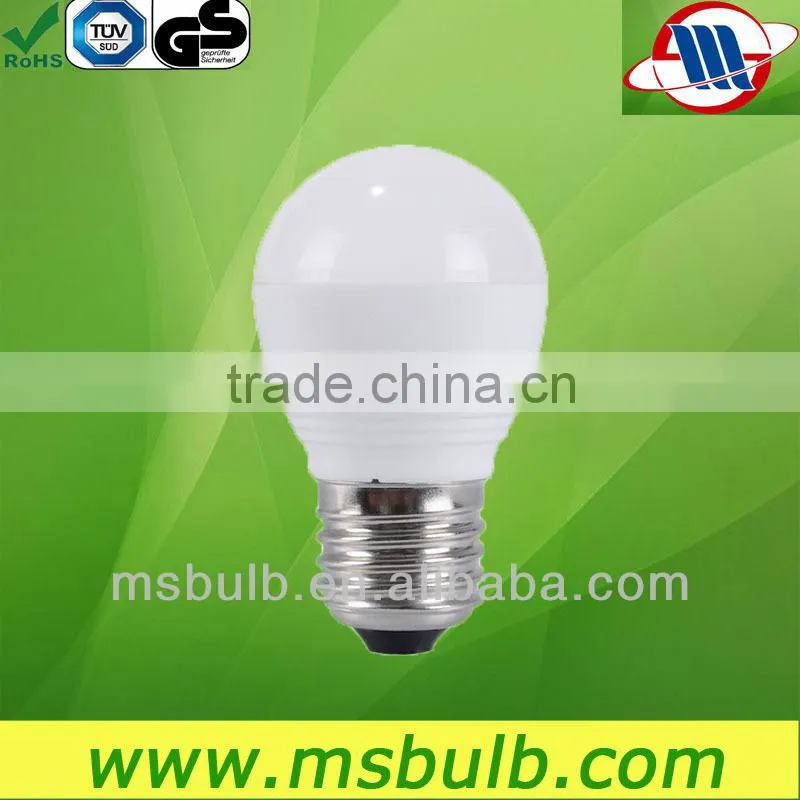 dimmable indoor lights p45 4.5w 320lm china lamp e27 led lights manufacturer in china