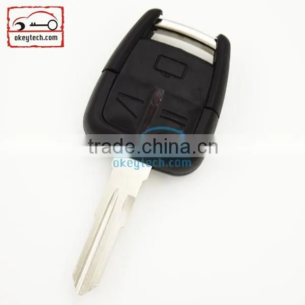 High Quatity Opel remote key cover 3 button with left blank car key opel remote key blanks custom blade key shell