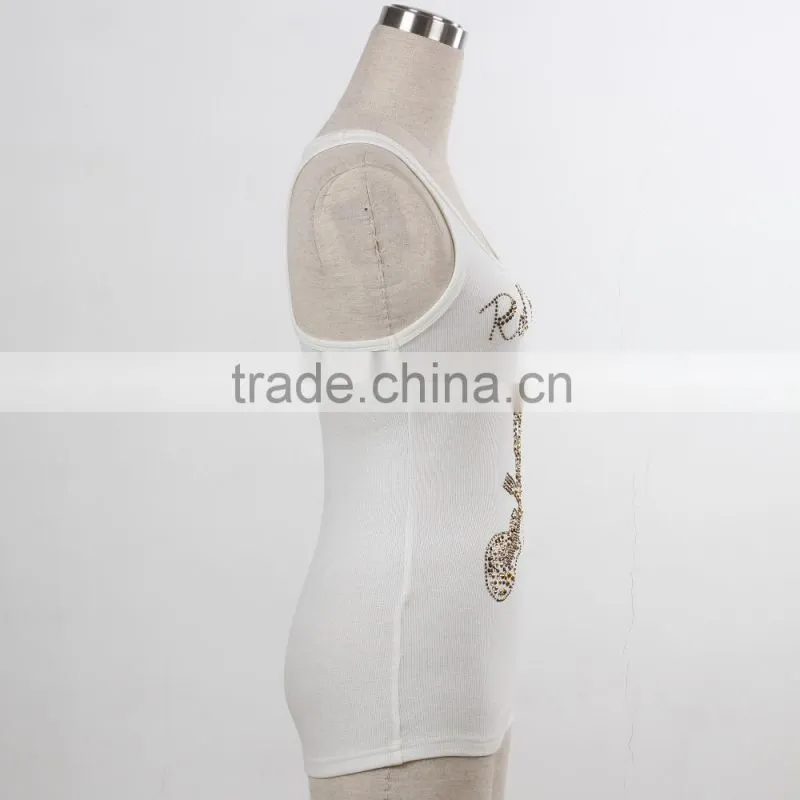 F5S15096 Women Printed Design Tank Top Fitness