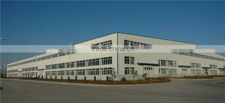 Standard steel structure garage car exhibition hall
