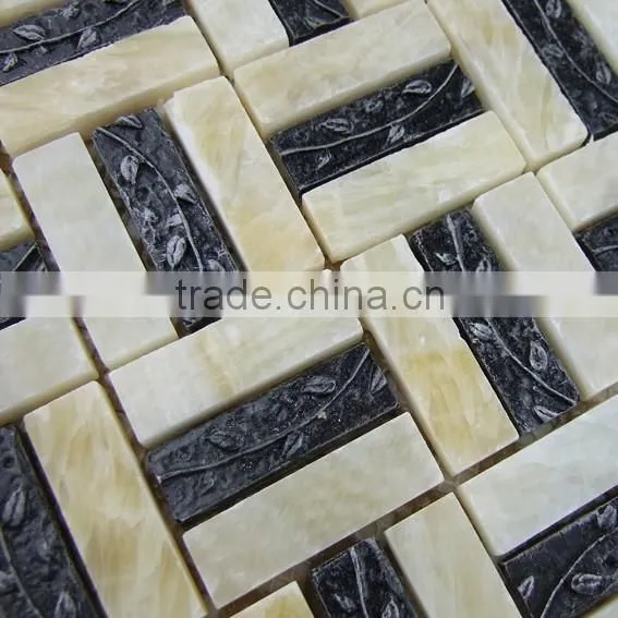 New style marble mosaic floor tile on sale