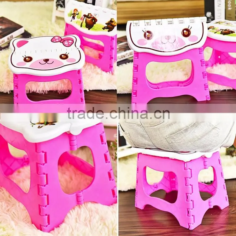 2016 folding step stool, best sold plastic folding stool