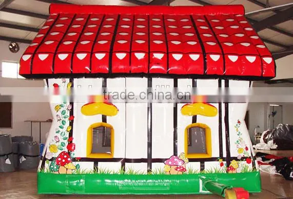 Happy house inflatable bouncer castle , air bouncer inflatable trampoline