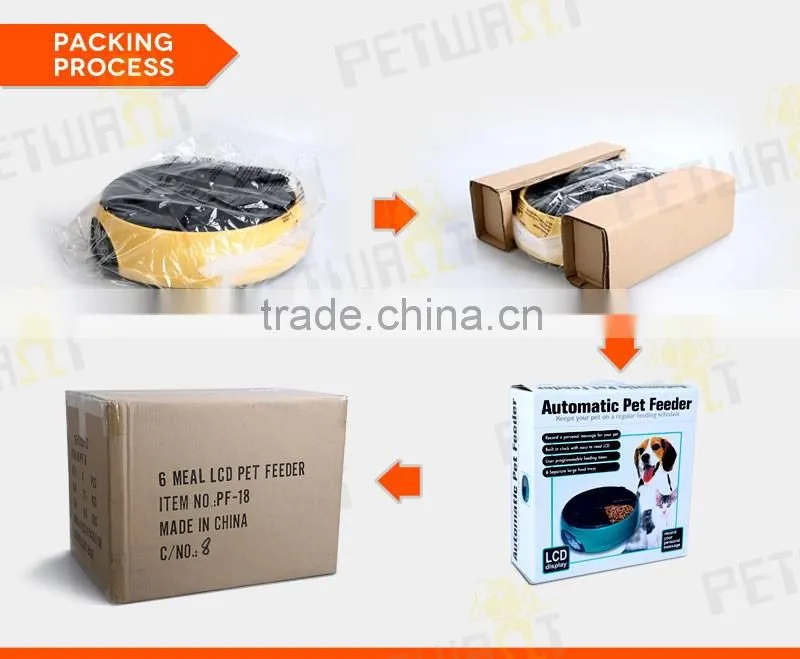 6 Meals LCD Automatic Pet Feeder