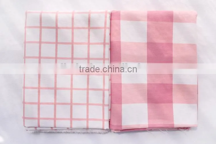 Nantong textile fashion dress yarn dyed cotton pink striped shirt pique fabric made in usa wholesale