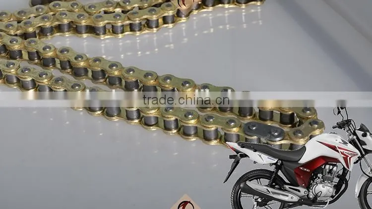 ZHEJIANG CHINA factory manufacture of 1045 STEEL 40MN 428H/112L-44T/13T Motorcycle Chain and Sprocket SET cg125