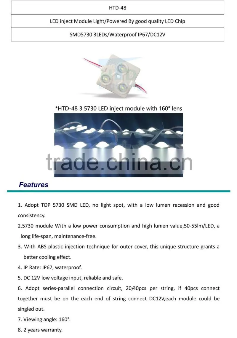 led module smd 5630 cool white 1.2w for channer letter and advertising sign