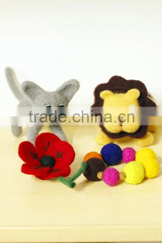 2016new DIY craft kit for lovely cute Monkey dry needle felting kit