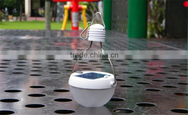 2016 hot sale Waterproof LED Solar 7 Led Bulds 3W 2V/100mA Portable Solar Powered Camping Lantern Lamp outdoor new arrive