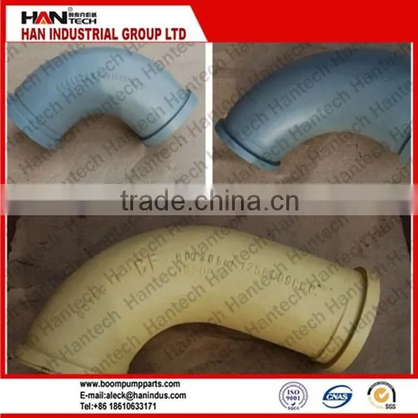 boom elbow concrete pump spare parts 90 degree