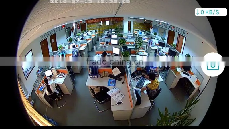 China Free Shipping New 720P Wifi fisheye camera 360 degree IP panoramic Camera
