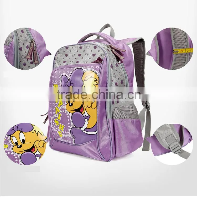 2015 New Design Polyester School backpack