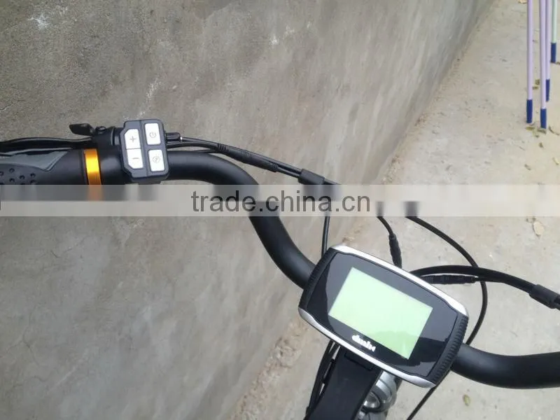 2016 trekking style electric bicycle with battery in frame 48V 500W or 36V 500W