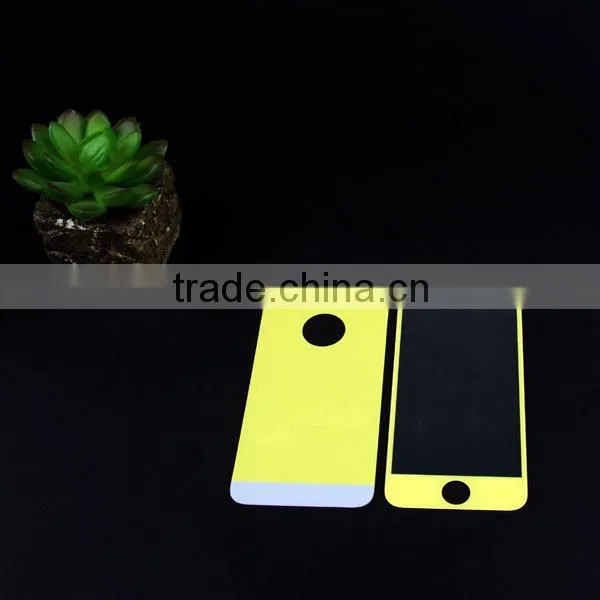 good and beautiful colorful mobile phone screen film for iphone 5 tempered glass screen protector
