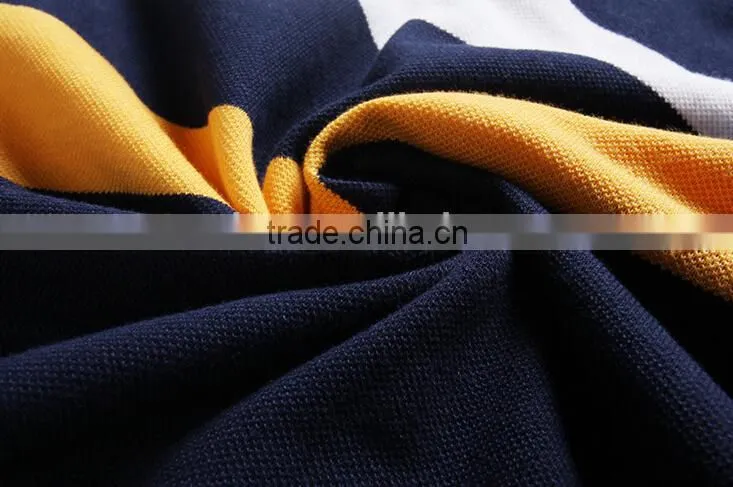 China Super quality fashion striped polo men with low price