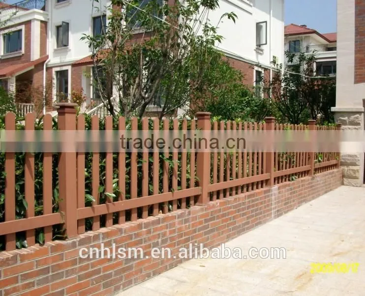fences for terraces/balcony fence WPC/wood plastic composite fence garden