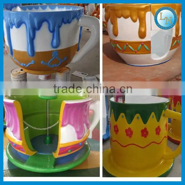 Family amusement park excitement coffee cup ride for sale