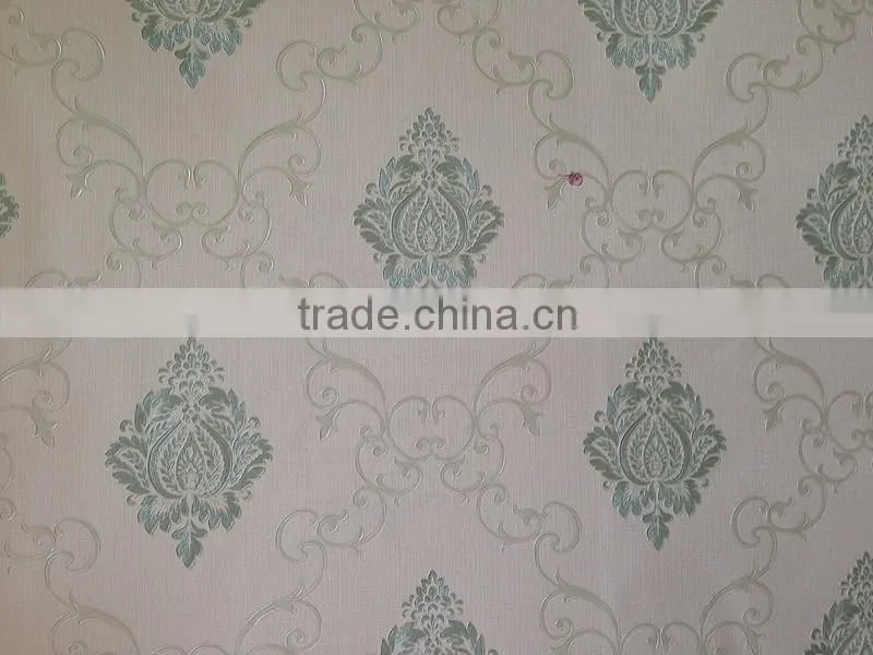 times small damask flowers vinyl wallpaper