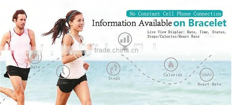 JW018 BT4.0 Smart Band Bracelet Heart Rate Monitor Smartband Activity Fitness Tracker Wristband for Smart Phones