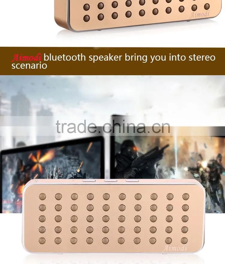 2016 New product portable wireless mini bluetooth speaker with profession design