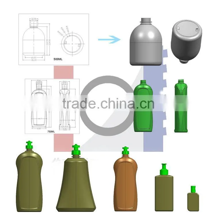 PP bottles blowing machinery